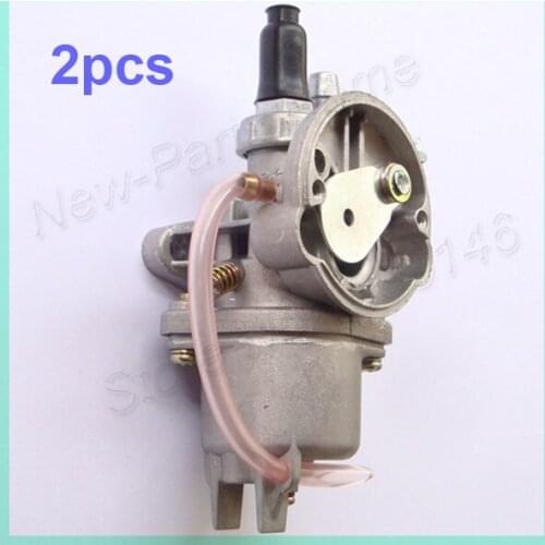 2pcs/pack 47cc 49cc 2 stroke engine carb carburetor for mini quad atv Pit pocket dirt bike Motorcycle Moped Scooter