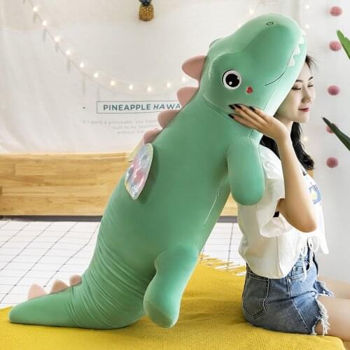Creative Big Huggable pillow Plush Soft Plush Toy Dinosaur Doll Stuffed Toy Kids Dinosaurs Toy Birthday Gifts