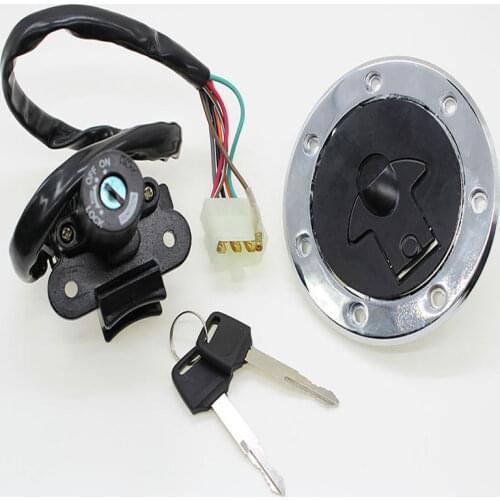 For Kawasaki ZX7R ZX9R ZXR400 ZX900 ZX 7R 9R ZXR 400 900 Motorcycle Ignition Switch Lock Fuel Tank Gas Cap Lock Key