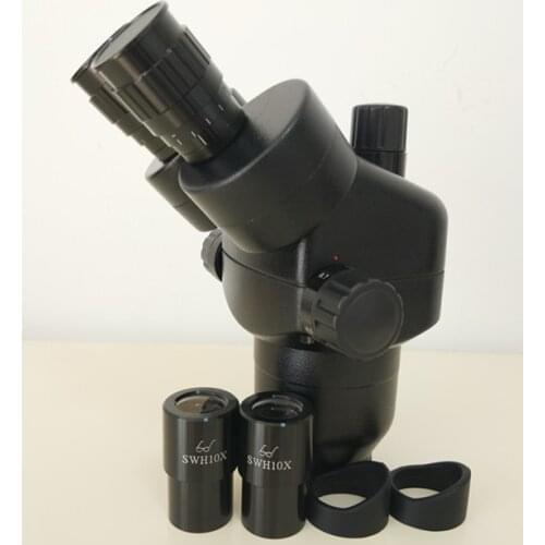 Scientific MZ 7x-45x Simul-Focal Trinocular Zoom stereo Gem microscope /JewelryMicroscope head