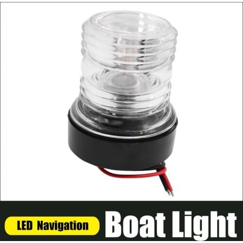 Marine Anchor Light For Boat LED Navigation Lights Sea Sailing Lamp Waterproof Fold Down Lights 12-24V