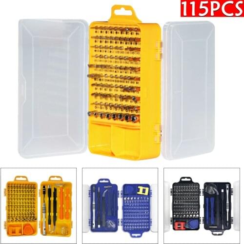 115 in 1 Multifunction High Precision Screwdriver Set Disassemble For Phone Computer Watch Electronic Repair Home Tools Kit