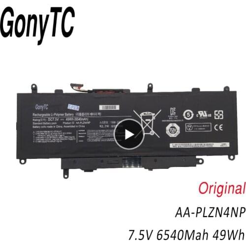 GONYTC AA-PLZN4NP 49Wh 7.5V original Battery For Samsung ATIV PRO XE700T1C XQ700T1C XQ700T1C-A52 XE700T1A 1588-3366 Series