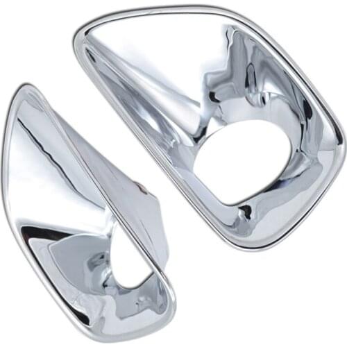 For Jeep Grand Cherokee Front Fog Light Lamp Foglight Bumper Chrome Cover Trim Bezel Accessories Car Styling 2011 -2013