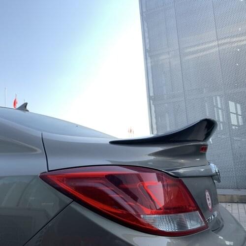 For OPEL insignia Spoiler 2008-2016 insignia spoiler glossy Carbon Fiber/FRP Rear wing sport Accessories body kit