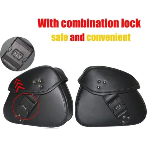 Waterproof Motorcycle Bag Motorcycle Tail Bag Multi-functional Motorcycle Seat Bag High Capacity Motor combination lock Bag