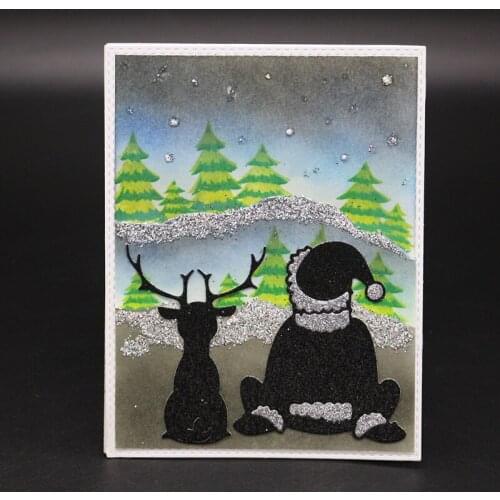 ZhuoAng wonderful night Metal Cutting Mold DIY Scrapbook Album Decoration Supplies Clear Stamp DIY Paper Card