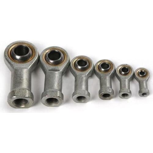 1Pc M6/M8/M10 Male Metric Thread Rod End Bolt Oscillating Fisheye Bearing Ball Joint Hydraulic Cylinder Machine Parts Bearings