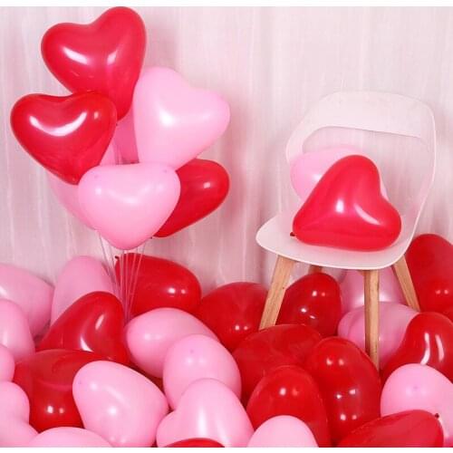 10Inch Love Heart Balloons Latex Helium Balloon Wedding Birthday Party Decoration Supplies Ballons Valentines Day Ballons