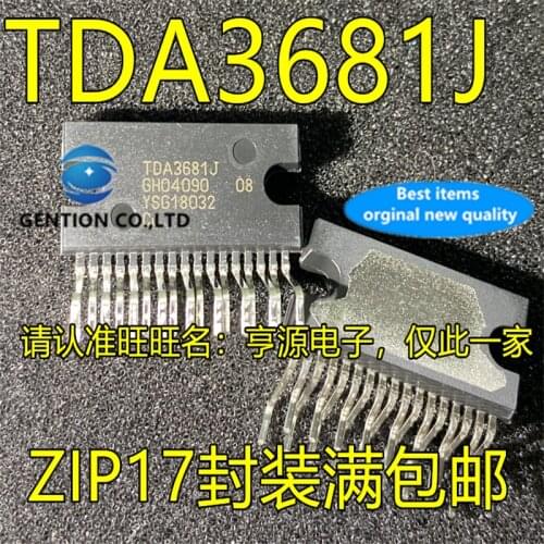 10Pcs TDA3681J TDA3681 ZIP-17 Audio power amplifier block IC in stock 100% new and original