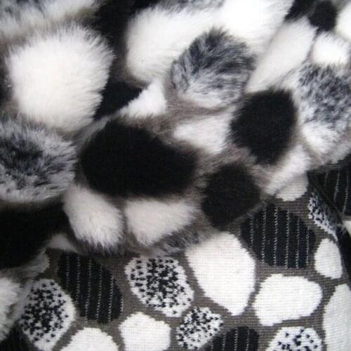 10yards cheap price wholesale / jacquard stone grain Artificial Fur / faux Leather fur cloth / colored stone flower