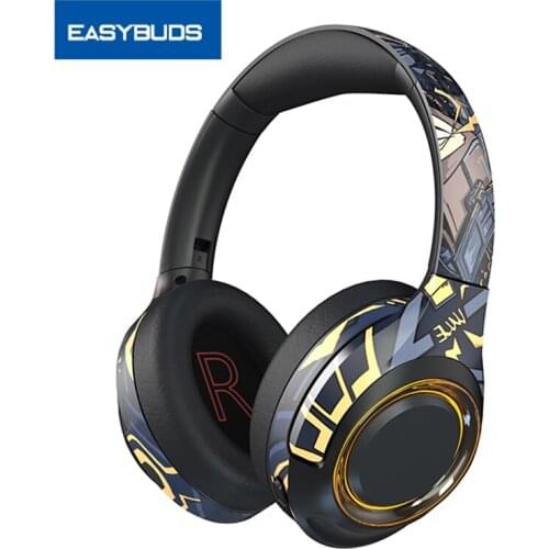 Easybuds 3 Colors Tuya Wireless Gaming Headsets With Mic For PC Gamer Headphones HiFi Stereo Deep Bass Over Ear Earphones BT5.1
