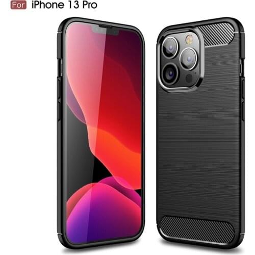 For iPhone 13 Pro Case Slim Rugged Hybrid Armor Shockproof Hybrid Soft Rubber Silicone Phone Cases For iPhone13 Pro Cover Case