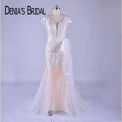 DENIA'S BRIDAL V-neck Wedding Dresses