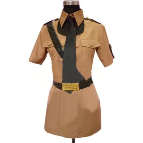 2017 Hot Cartoon APH Axis Powers Hetalia Cosplay Costumes Italy Female Alice Vargas Uniform