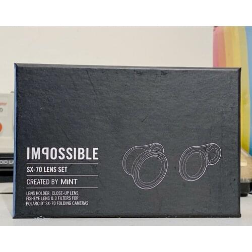 Polaroid SX70 Lens Set (ND ,Closeup, fisheye filter) for Model 2 ,sonar Alpha 1,SLR690 SLR680