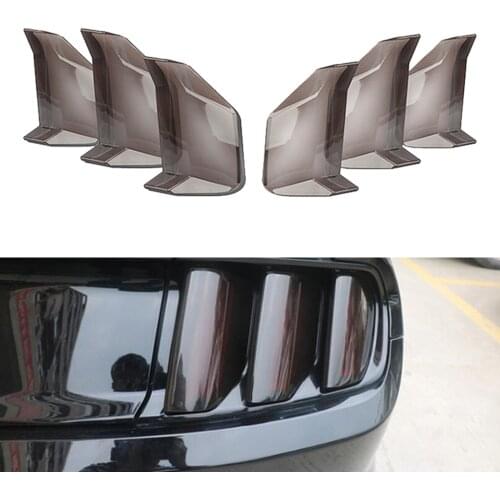6 Pieces Rear Tail Light Lamp Cover Sticker for Ford Mustang 2018 2019, Easy Install