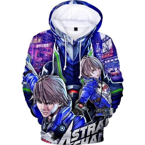 Harajuku Astral Chain Neon 3D Hoodies Sweatshirts Men/Women Fashion Hip Hop Anime Hoodie Astral Chain 2020 Casual Streetwear