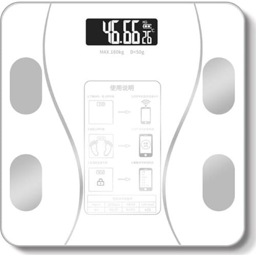 2021 New Bluetooth Body Fat Scale Smart Wireless BMI Bathroom Weight Scale Body Weight