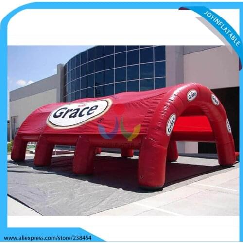Outdoor Red Event Inflatable Spider Tunnel Wedding Tent with Waterproof and Fire Resistant For Sale