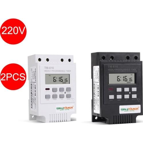 30AMP 7 Days Programmable Digital TIMER SWITCH Relay Control Time 220V Din Rail Mount, FREE SHIPPING