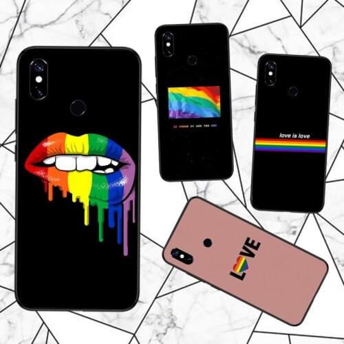 Rainbow Gay Lesbian LGBT Pride Phone Case For Xiaomi Redmi note 7 8 9 pro 8T 9S Mi Note 10 Lite pro