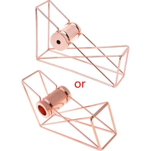 Rose Gold Hollow Tape Cutter Washi Storage Organizer Stationery Office Supplies