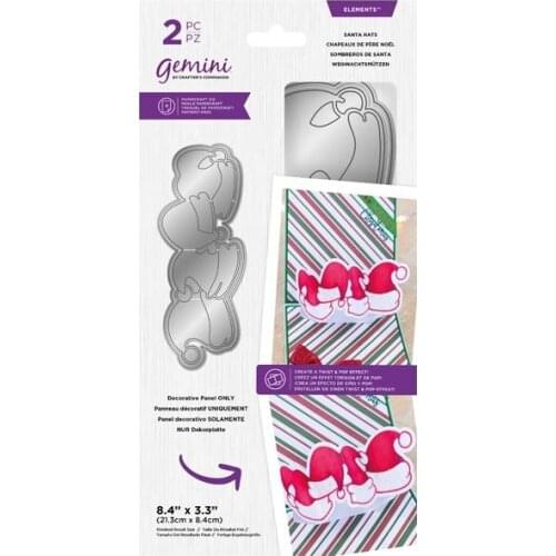 3D Christmas Hat Metal Cutting Dies No Stamps For DIY Scrapbooking Craft Stencil Decoration Embossed Paper Card Making Die Cut