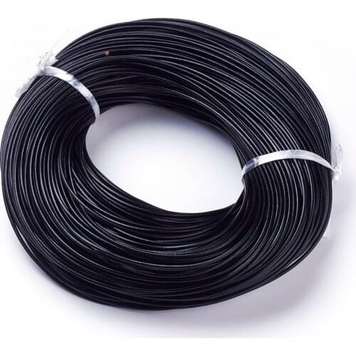 100m/lot Cowhide Leather Jewelry Cords 1mm 1.2mm 1.5mm 2mm for jewelry making Bracelet Necklace Accessories