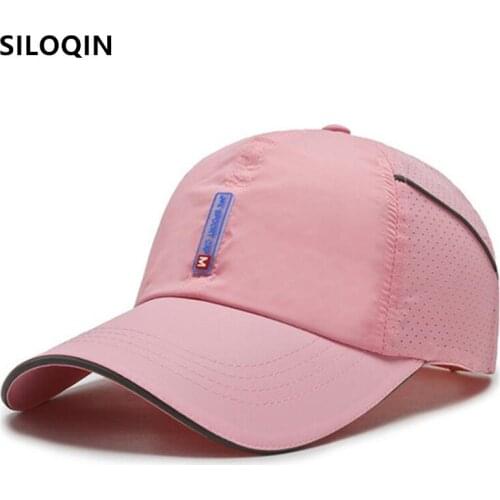 SILOQIN New women casual hat summer breathable baseball cap for men women extra-thin snapback cap mens fishing cap sports caps