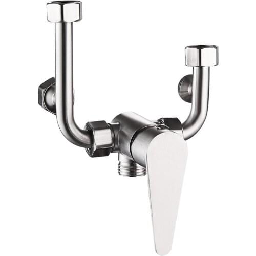 304 Stainless Steel Hot And Cold Water Mixer Water Heater Mixing Valve Surface Mounted Showers Faucet Switch Bathroom Accessorie