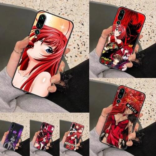 High School DxD Rias Gremory Phone case For Huawei P Mate P10 P20 P30 P40 10 20 Smart Z Pro Lite 2019 black silicone cover 3D