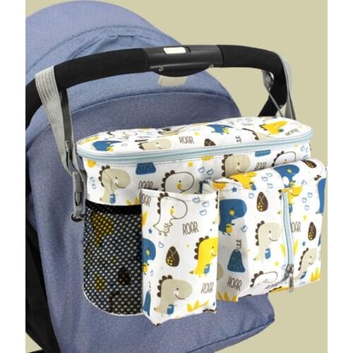 Diaper bag Cartoon Baby Stroller Bag Organizer Bag Nappy Diaper Bags Carriage Buggy Pram Cart Basket Hook Stroller Accessories