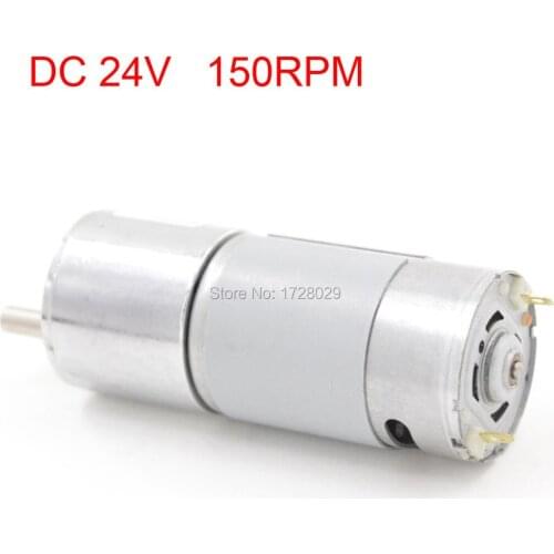 TJP37RG31.5i-Z6068 DC24V 150RPM 6mm Shaft Diameter DC Reducing Gear Motor