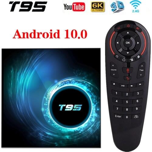 TV Box Android 10 10.0 4GB RAM 32GB 64GB Allwinner H616 Quad Core Wifi 6K Smart Android tv Media player T95 Set Top Box
