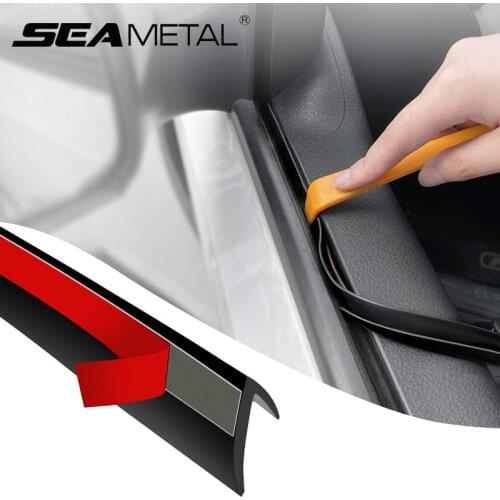 Car Window Seal Strip Car Window Lift Sealing Strips Auto Rubber Side Window Filler V Shape Weatherstrip Noise Insulation Goods