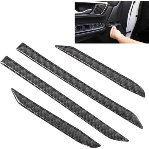Interior Door Panel Speaker Trim Strip Carbon Fiber Decoration Fit for Honda CR-V 2016 2017 2018 2019 Car Accessories