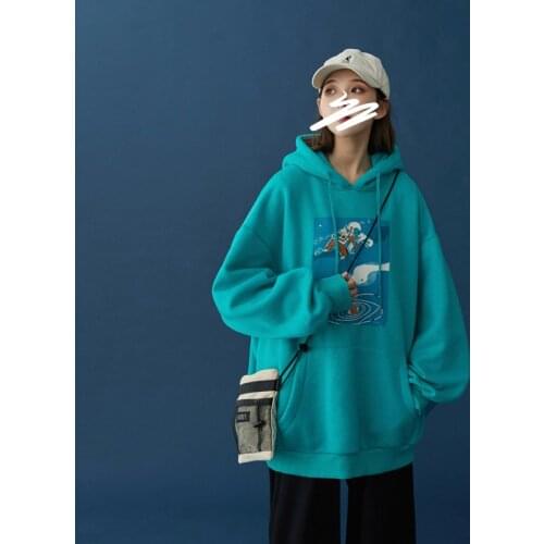 Womens Autumn Hoodies Wait Joan China