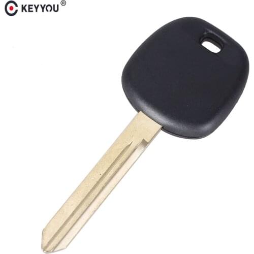 KEYYOU Replacement Car Transponder Key Shell For Toyota No Chip Uncut Key Blade TOY47