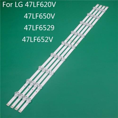 LED TV Illumination Part Replacement For LG 47LF620V 47LF650V 47LF6529 47LF652V LED Bar Backlight Strip Line Ruler DRT3.0 47 A B