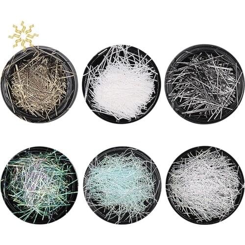1 Box Colorful Grid Thin Line Metal Wire Epoxy Filling Material Mold Crafts Making for Mini Nail Art Jewelry DIY for Manicure