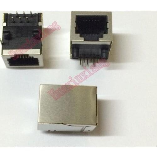 20PCS/Lot RJ11 6P6C Female Jack Shield connector 6P Right Angle LAN Phone Modular