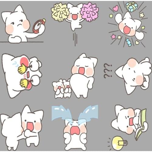 24 funny animal scrapbook stickers for children, DIY laptop suitcase skateboard motorcycle bicycle toy