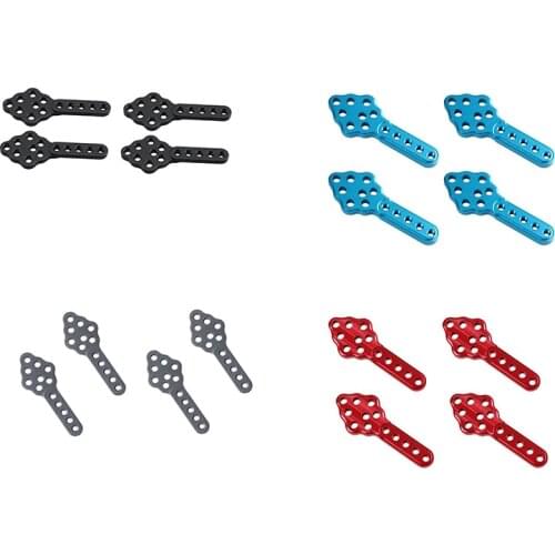 4Pcs CNC Metal Shock Absorber Mount Adjust Height Angle Stand for RC Crawler Car Axial SCX10 90046 D90 D110