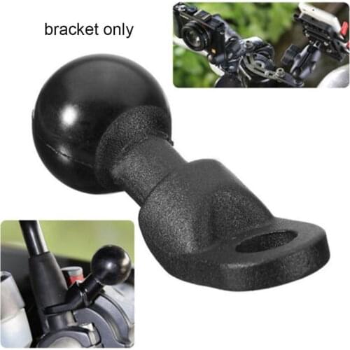1PC Motorcycle Angled Base W/ 10mm Hole 1'' Ball Head Mounts Adapter Accessories Cycling Vlog For RAM Camera GPS Work For G Z3U8