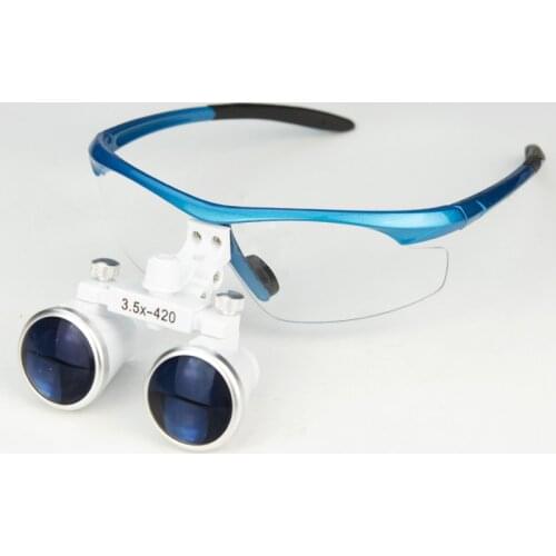 2.5X 3.5X Binocular Medical Operation Loupe Dental Loupe Surgery Surgical Magnifier Color Frame for Choosing