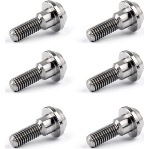 Artudatech M6 x 20mm Titanium/Ti Disc Brake Rotor Bolts For Suzuki GSXR For Yamaha R1 R6 YZF Brake Disc Screws Motorcycle Parts