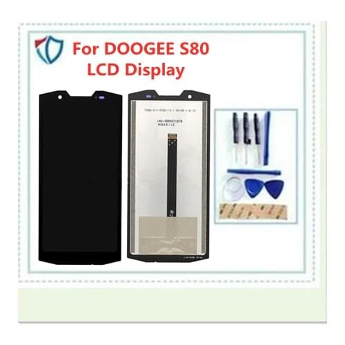For 100% Original DOOGEE S80 LCD Display and Touch Screen Digitizer Assembly For DOOGEE S80 Lite 5.99" 2160x1080P