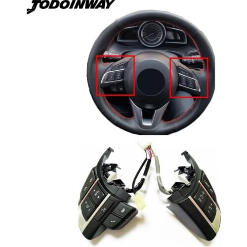 For Mazda 3 Atenza Axela CX5 CX-4 CX-5 Car Steering Wheel Switch Cruise Control Button Audio Volume Bluetooth Function