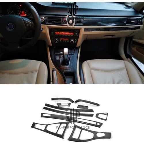E92 3 Series Luxury Carbon Fiber Auto Interior Door Handle Cover Dashboard Cover Car Body kit For BMW E92 M3 Car Inside Vehicles